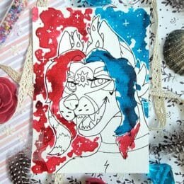 Commission headshot à l’encre