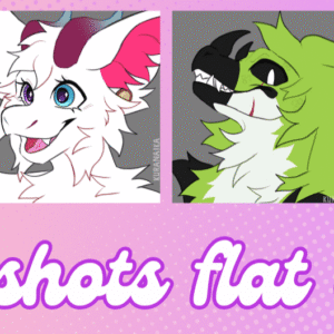 Headshot Flat colors