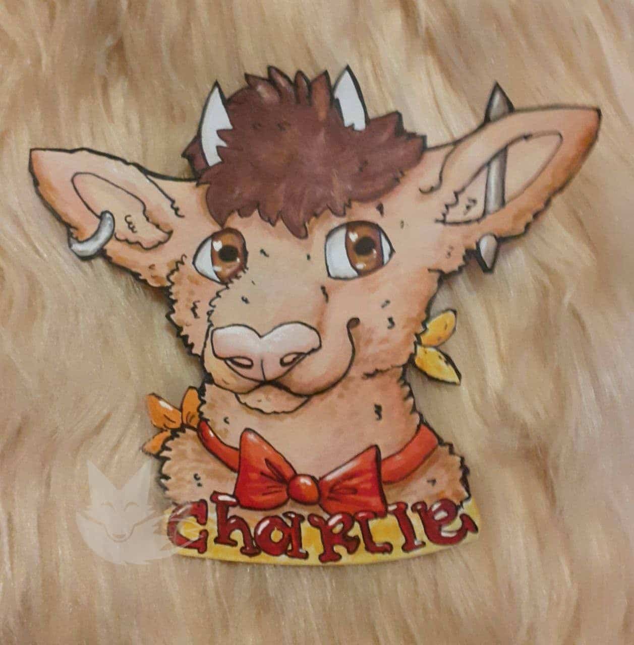 Badge plastifiée A5 peint à aquarelle – Image 2