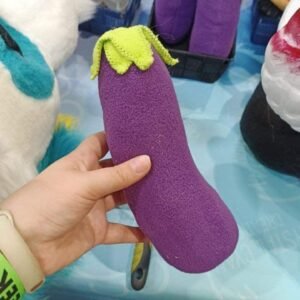 Aubergine en peluche