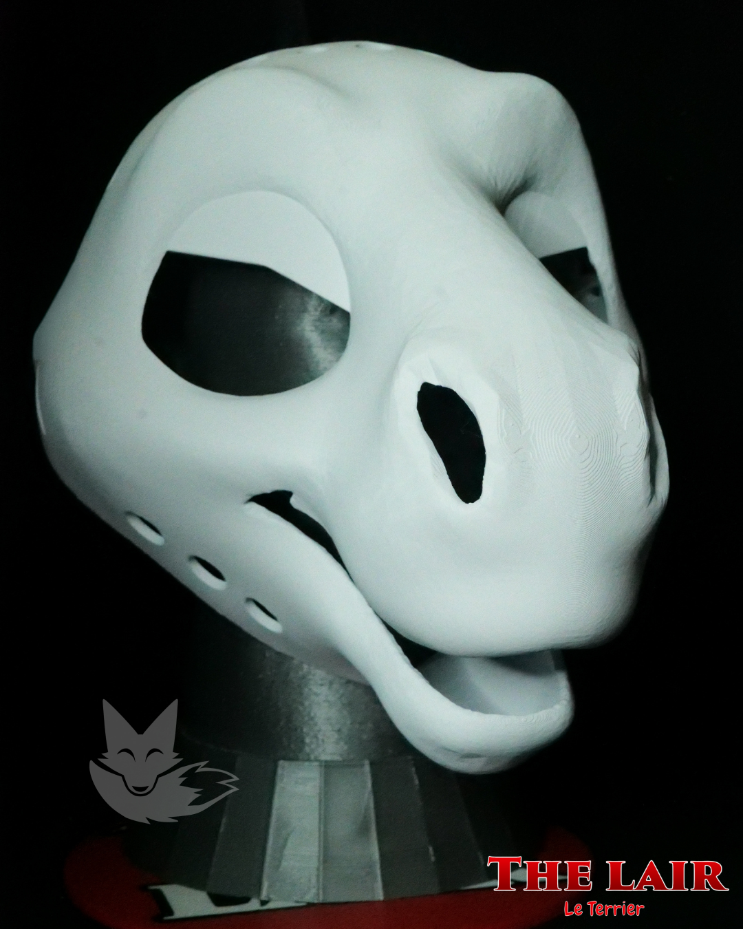 2 Furzo Base de tête de Fursuit Cheval Gauche