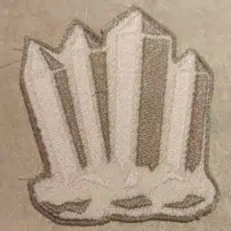 porte-clé et écusson brodé